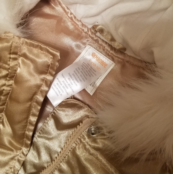 GYMBOREE | gold puffer vest - Picture 3 of 6